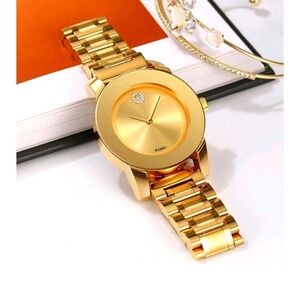 SKMEI Unisex Simple Dial Full Steel Business Waterproof Quartz Wristwatch Watch